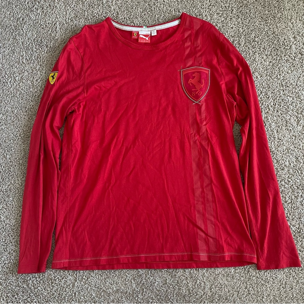 PUMA x Ferrari Long Sleeve Tee T Shirt
